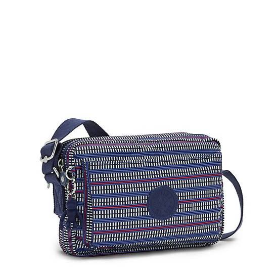 Torba Crossbody Kipling Abanu Medium Printed Niebieskie | PL 2193GS